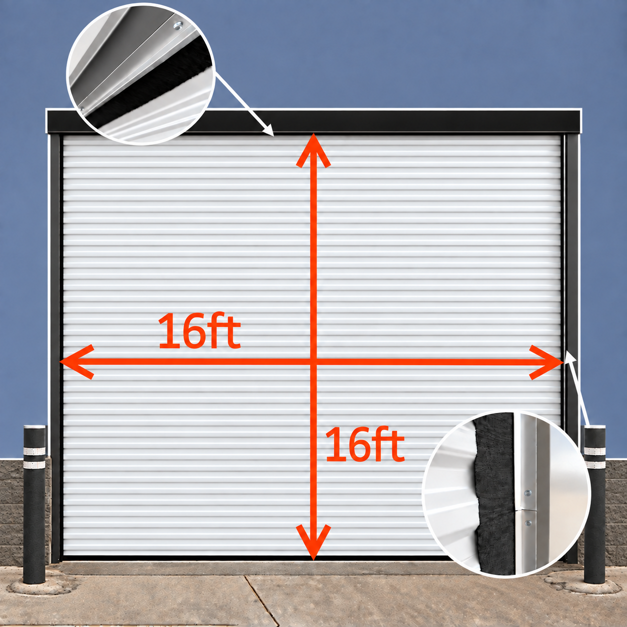 16x16 Brush Seal Kit