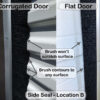 Corrugated Flat Doors
