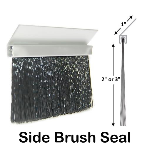 Side brush seal