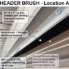 JaCor Header Brush Seal - Location A