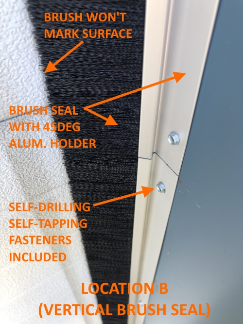 Side Brush Seal, Roll-up Door